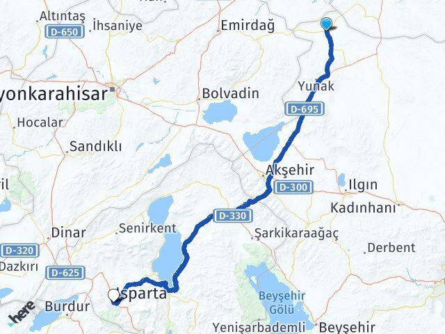 Çeltik Isparta Arası Kaç Km - Yol Tarifi