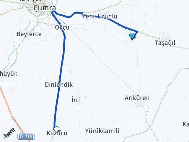 Türkmencamili Kuzucu Arası Kaç Km - Yol Tarifi