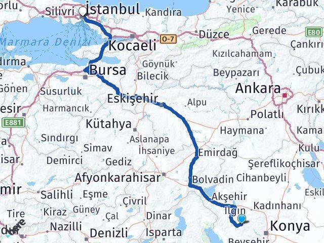 Derbent İstanbul Arası Kaç Km - Yol Tarifi