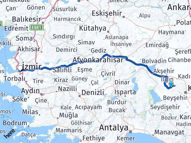 Derbent İzmir Arası Kaç Km - Yol Tarifi