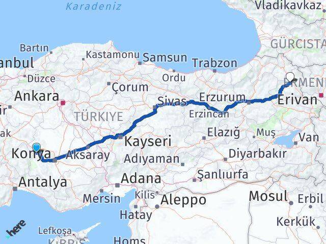 Doğanhisar Kars Arası Kaç Km - Yol Tarifi
