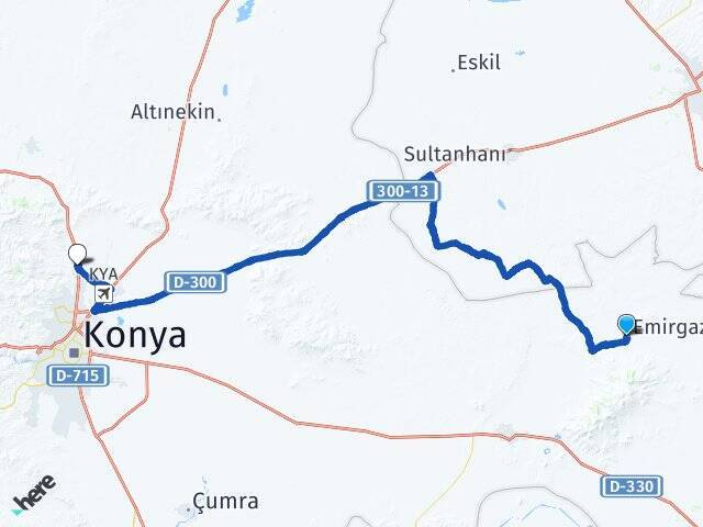 Cumhuriyet Selçuk Üniversitesi Arası Kaç Km - Yol Tarifi