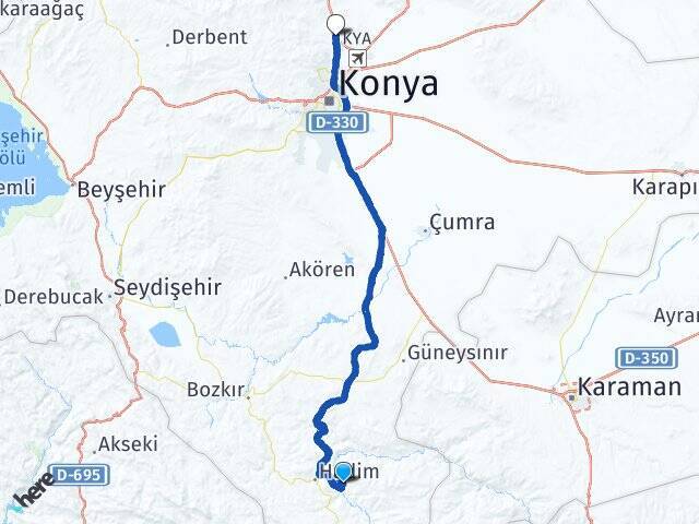 Sarnıç Selçuk Üniversitesi Arası Kaç Km - Yol Tarifi