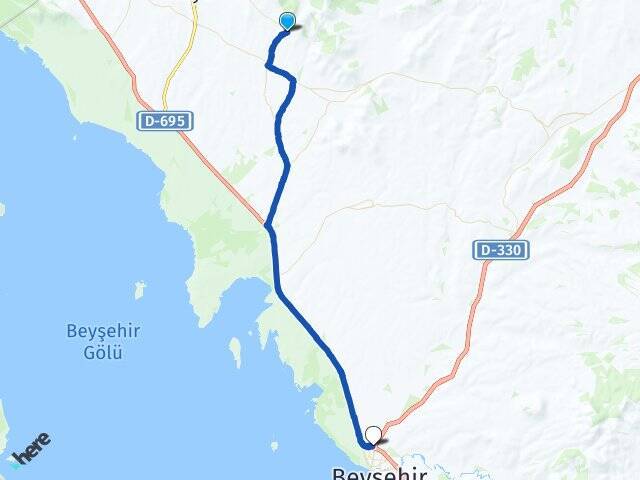 Burunsuz Beyşehir Otogarı Arası Kaç Km - Yol Tarifi