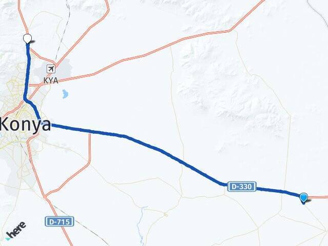 Akçayazı Selçuk Üniversitesi Arası Kaç Km - Yol Tarifi