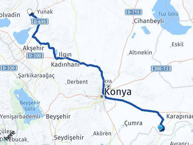 Karakışla Sultandağı Arası Kaç Km - Yol Tarifi