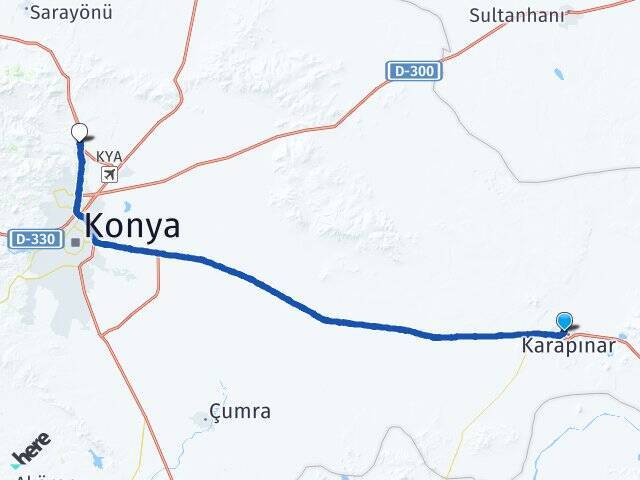 Küllü Selçuk Üniversitesi Arası Kaç Km - Yol Tarifi