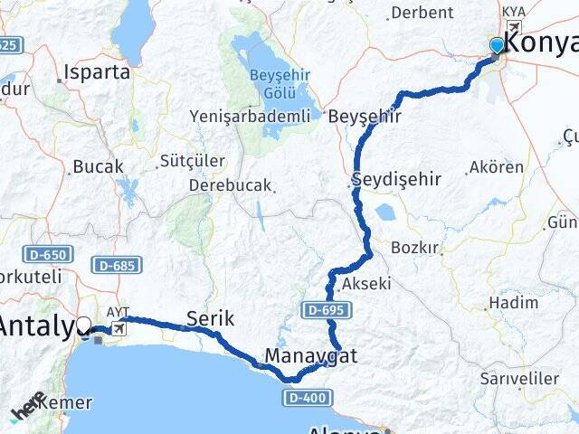 Karakaya Akdeniz Üniversitesi Arası Kaç Km - Yol Tarifi