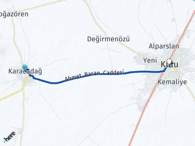 Karacadağ Kulu Arası Kaç Km - Yol Tarifi