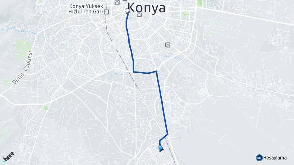Alakova Meram Arası Kaç Km - Yol Tarifi