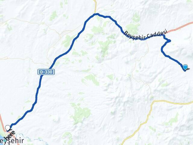 Sefaköy Beyşehir Otogarı Arası Kaç Km - Yol Tarifi