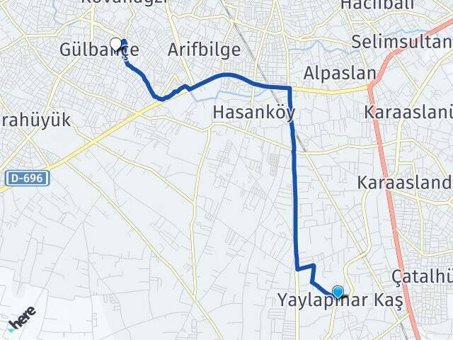 Yaylapınar Harmancık Arası Kaç Km - Yol Tarifi