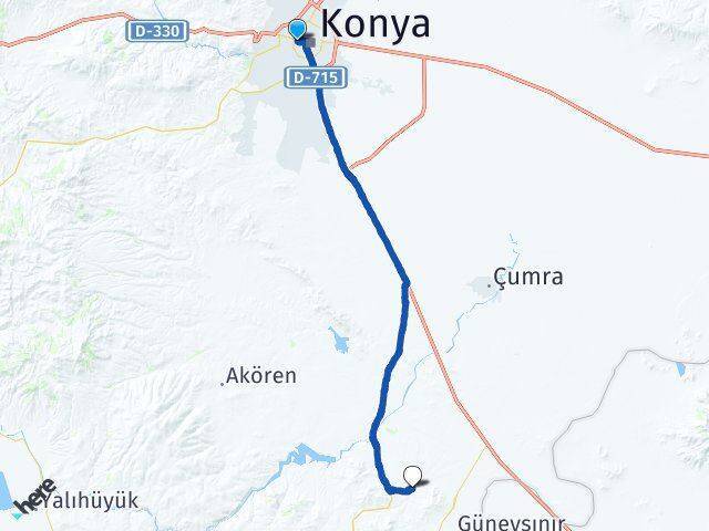 Beyhekim Aydoğmuş Arası Kaç Km - Yol Tarifi