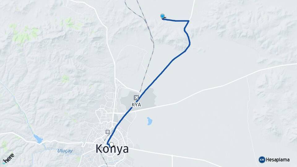 Güvenç Konya Arası Kaç Km - Yol Tarifi