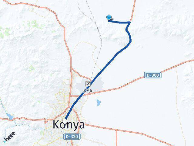 Güvenç Meram Arası Kaç Km - Yol Tarifi