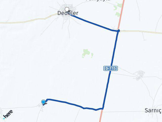 Kaleköy Dedeler Arası Kaç Km - Yol Tarifi