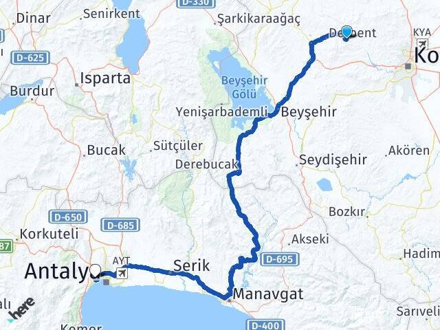 Salahattin Akdeniz Üniversitesi Arası Kaç Km - Yol Tarifi