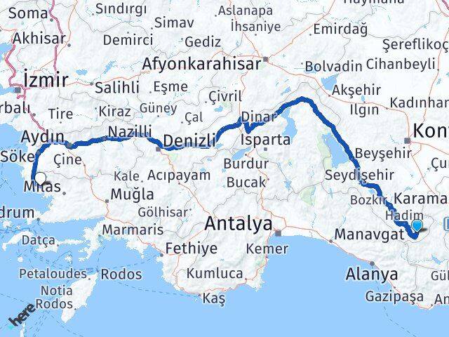 Bolay Akbük Arası Kaç Km - Yol Tarifi