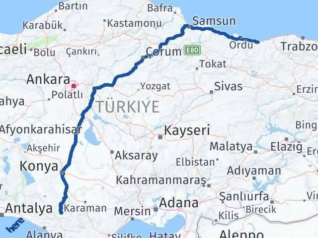 Taşkent Giresun Arası Kaç Km - Yol Tarifi