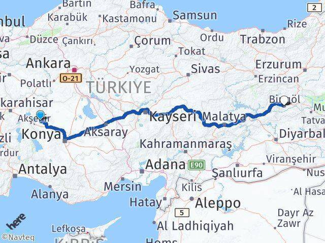 Tuzlukçu Bingöl Arası Kaç Km - Yol Tarifi