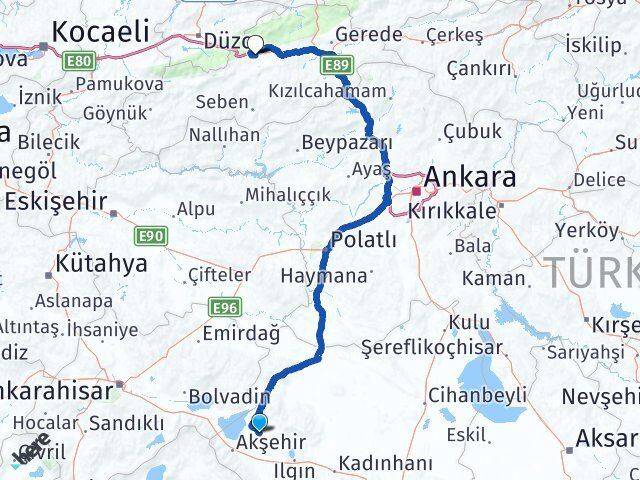 Tuzlukçu Bolu Arası Kaç Km - Yol Tarifi