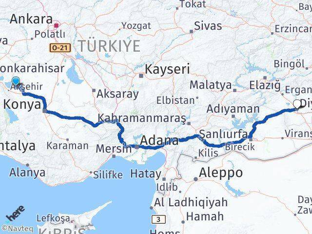 Tuzlukçu Diyarbakır Arası Kaç Km - Yol Tarifi