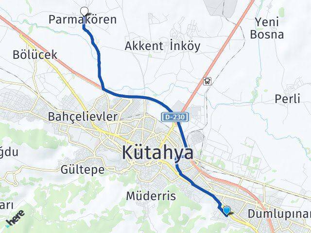 75. Yıl Parmakören Arası Kaç Km - Yol Tarifi