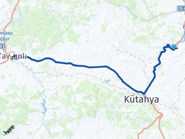Akpınar Tavşanlı Otogarı Arası Kaç Km - Yol Tarifi