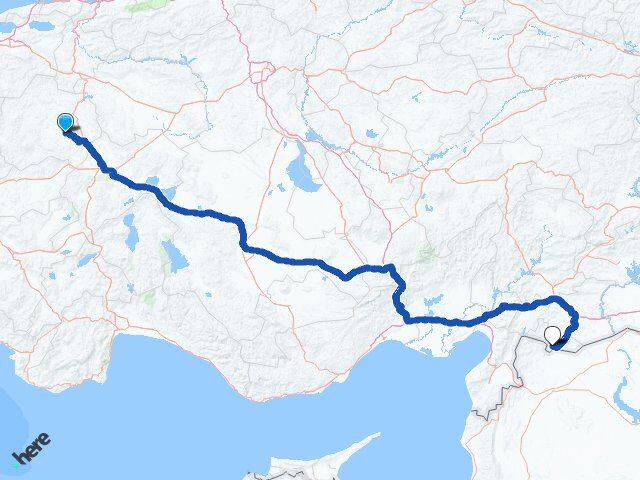 Kütahya Aslanapa Kilis Arası Kaç Km - Yol Haritası