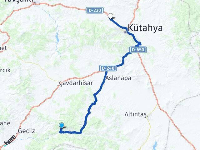Gölcük Dumlupınar Üniversitesi Arası Kaç Km - Yol Tarifi