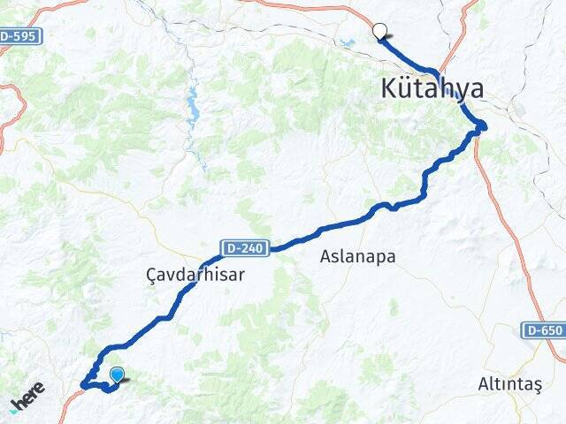 Işıklar Dumlupınar Üniversitesi Arası Kaç Km - Yol Tarifi