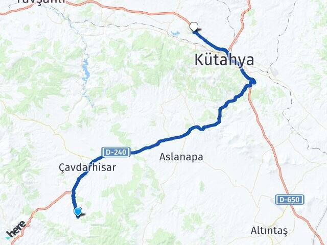 Samralar Dumlupınar Üniversitesi Arası Kaç Km - Yol Tarifi