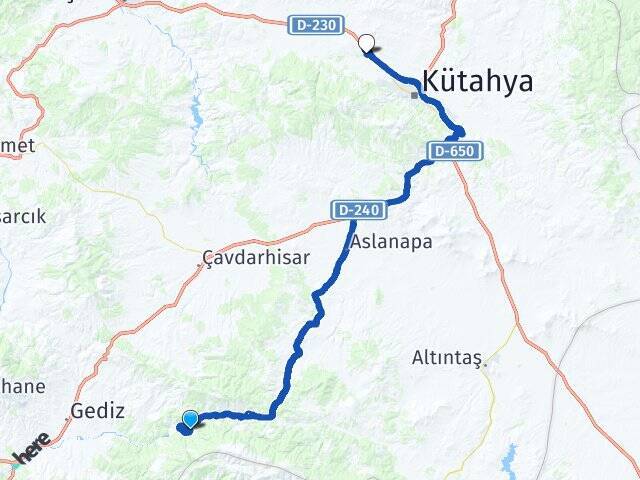 Uğurluca Dumlupınar Üniversitesi Arası Kaç Km - Yol Tarifi