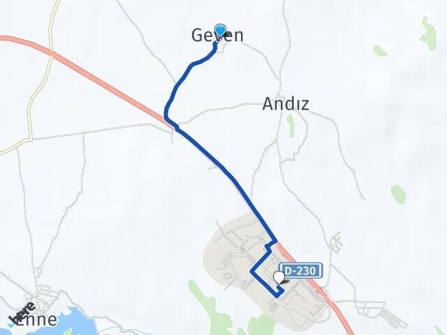 Geven Kütahya Sağlık Bilimleri Üniversitesi Arası Kaç Km - Yol Tarifi