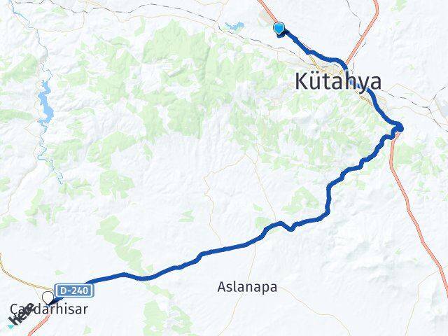 Kirazpınar Çavdarhisar Arası Kaç Km - Yol Tarifi