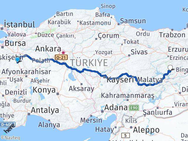 Kütahya Mazgirt Tunceli Arası Kaç Km - Yol Haritası