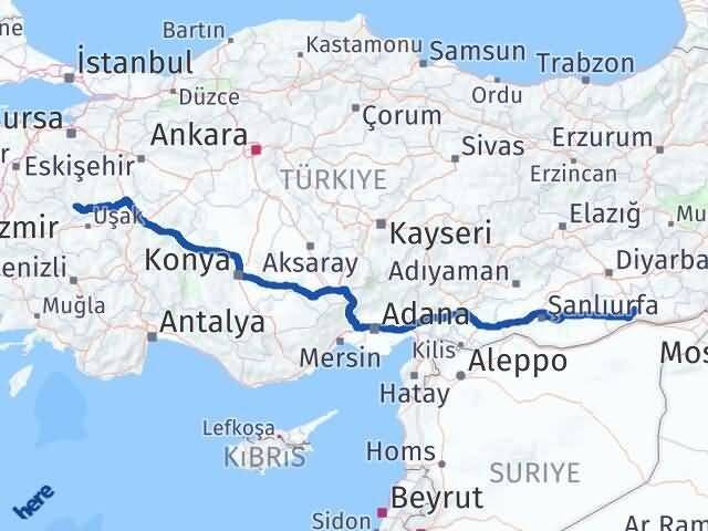 Kütahya Pazarlar Mardin Arası Kaç Km - Yol Haritası