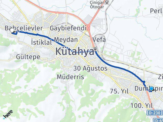 Yunusemre Evliya Çelebi Arası Kaç Km - Yol Tarifi