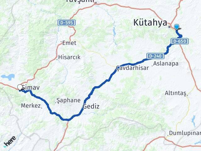 Yunusemre Simav Arası Kaç Km - Yol Tarifi