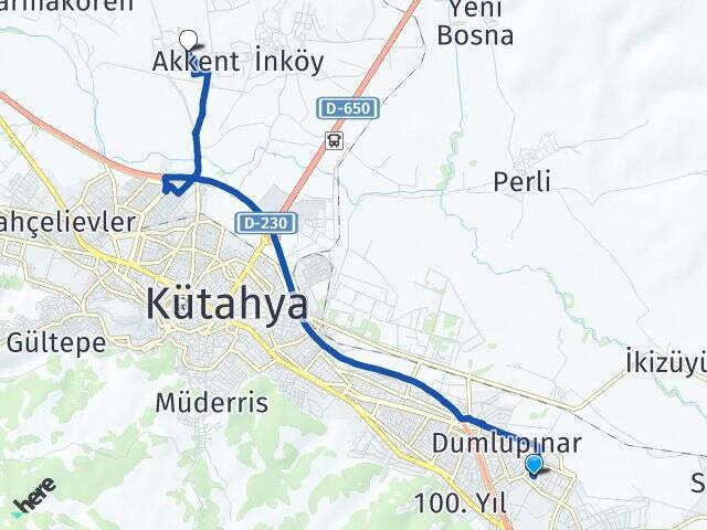 Zafertepe Akkent Arası Kaç Km - Yol Tarifi