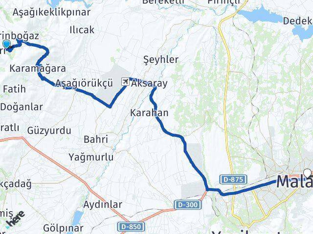 Resuluşağı Malatya Arası Kaç Km - Yol Tarifi