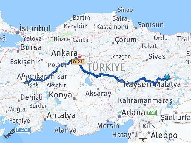 Arguvan Uşak Arası Kaç Km - Yol Tarifi