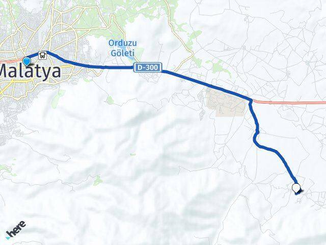 Malatya Battalgazi Beydağı Battalgazi Arası Kaç Km - Yol Haritası