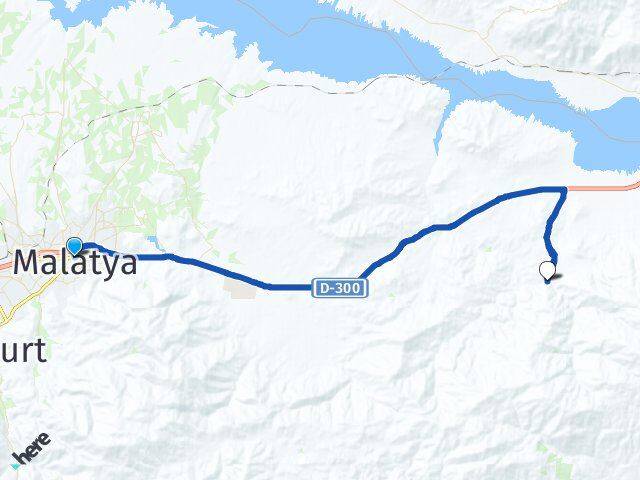 Malatya Battalgazi Düzyol Battalgazi Arası Kaç Km - Yol Haritası