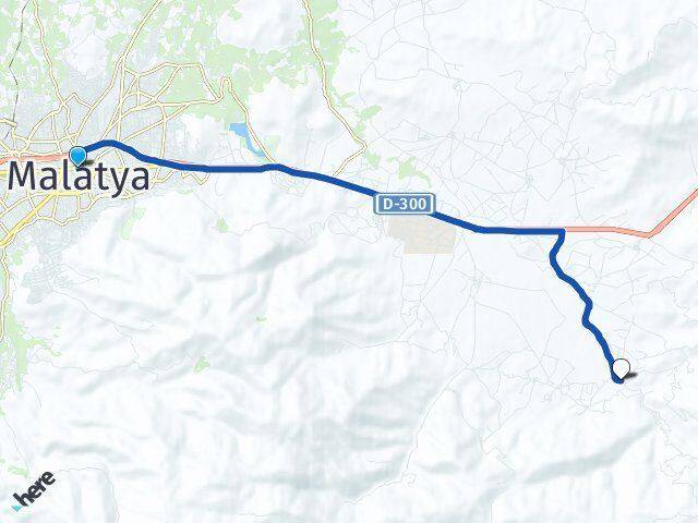 Malatya Battalgazi Yaygın Battalgazi Arası Kaç Km - Yol Haritası