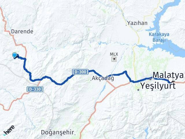 Şuğul İnönü Üniversitesi Arası Kaç Km - Yol Tarifi