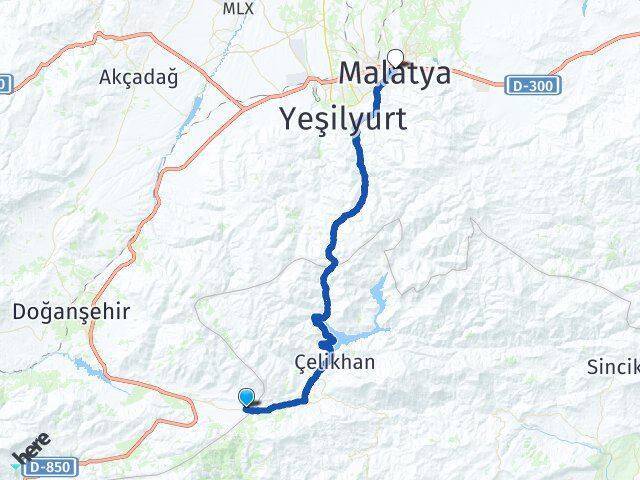 Kurucaova Malatya Arası Kaç Km - Yol Tarifi