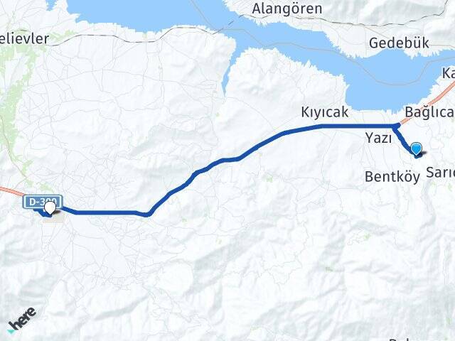 Kaleköy İnönü Üniversitesi Arası Kaç Km - Yol Tarifi