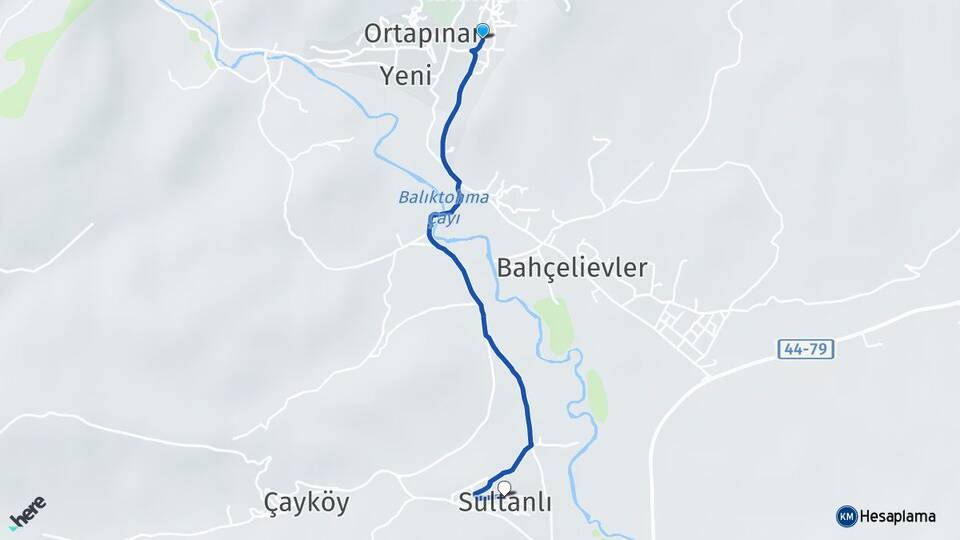 Malatya Kuluncak Sultanlı Kuluncak Arası Kaç Km - Yol Haritası