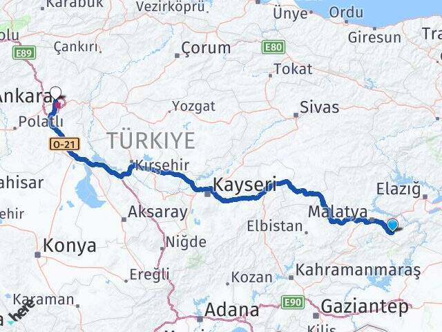 Arıtoprak Turgut Özal Üniversitesi Arası Kaç Km - Yol Tarifi